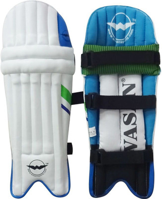 Wasan Cricket Batting Legguard Pads (5-8 Years) XS (27 - 29 cm) Batting Pad(White, Junior)