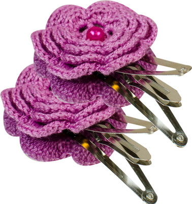 LA Riyo Crochet Handmade Clip 1736 Hair Clip(Pink)
