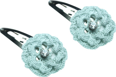 LA Riyo Crochet Handmade Clip 1818 Hair Clip(Blue)