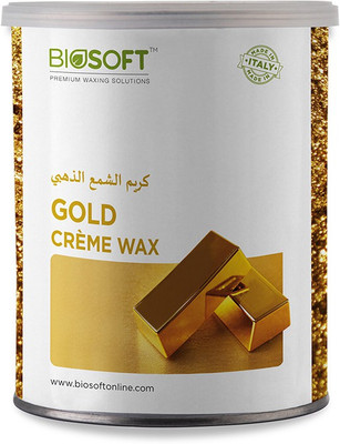 Bio-soft Biosoft Liposoluble Cream wax - Gold (Tin) Wax(800 g)