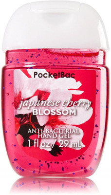 Bath & Body Works PocketBac Anti-Bacterial Hand Gel, Japanese Cherry Blossom - 29ml (1oz)(29 ml, Bottle) 
Bath & Body Works PocketBac Anti-Bacterial Hand Gel, Japanese Cherry Blossom - 29ml (1oz)(29 ml, Bottle)