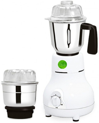 BRUDO -Brezo (MODEL-204) 450 W Mixer Grinder(IVORY, 2 Jars)