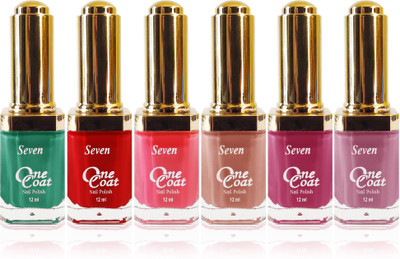 seven one coat velvet matte nail polish exclusive color range set of 6 l purple green red pink d pink l brown
seven one coat velvet matte nail polish exclusive color range set of 6 l purple green red pink d pink l brown