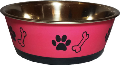 Petshop7 Stylish - Regular Anti Skid Dog Food Bowl/Dog Bowl/500 ML (Pink) Round Stainless Steel, Polyresin Pet Bowl(15 ml Pink)
Petshop7 Stylish - Regular Anti Skid Dog Food Bowl/Dog Bowl/500 ML (Pink) Round Stainless Steel, Polyresin Pet Bowl(15 ml Pink)