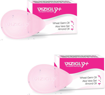 Vizigly Transparent Bathing Plus Soap (Pack Of 2)(200 g, Pack of 2)