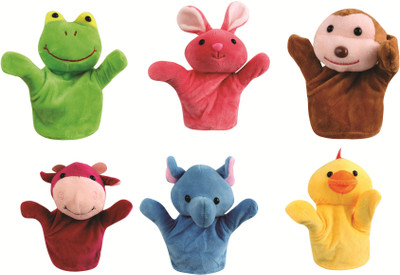 Skylofts 20cm Rabbit, Frog, Cow, Monkey, Duck & Elephant Animal Hand Puppets for Boys & Girls, Multi Color (Pack of 6 Designs) - 20 cm(Multicolor)
Skylofts 20cm Rabbit, Frog, Cow, Monkey, Duck & Elephant Animal Hand Puppets for Boys & Girls, Multi Color (Pack of 6 Designs) - 20 cm(Multicolor)