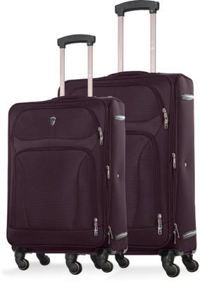 Novex Atlanta - Pack of 2 ( inches and 20 inches) Expandable Check-in Luggage - inch(Purple
Novex Atlanta - Pack of 2 ( inches and 20 inches) Expandable Check-in Luggage - inch(Purple