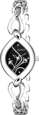 AUREX AX-LO2455-BKC AWESOME WHITE DIAL GIRL'S Watch - For Women