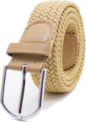 Bageera Men & Women Khaki Canvas Belt