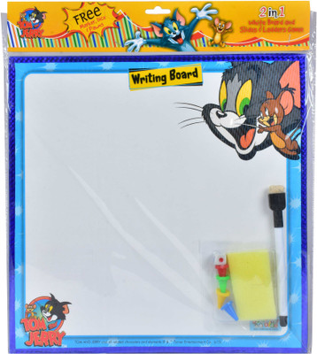 Tom & Jerry 2 in 1 Writing Board & Snakes & Ladders Board Game