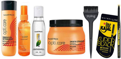styling Hair Brush, Matrix Deep Smoothing Hair Serum & Opticare Split End Serum With Smooth Straight Shampoo & Spa & Colossal Kajal Super Black(Set of 6)
styling Hair Brush, Matrix Deep Smoothing Hair Serum & Opticare Split End Serum With Smooth Straight Shampoo & Spa & Colossal Kajal Super Black(Set of 6)