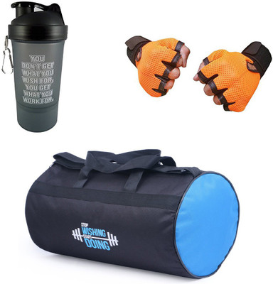 Vellora Gym Bag, Protein Shaker And Gym Glove With Wrist Support Combo Gym & Fitness Kit
Vellora Gym Bag, Protein Shaker And Gym Glove With Wrist Support Combo Gym & Fitness Kit