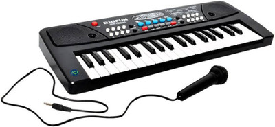 TALKING GANESHA 37 Key Piano Keyboard Toy with DC Power Option, Mic and Recording(Black)
TALKING GANESHA 37 Key Piano Keyboard Toy with DC Power Option, Mic and Recording(Black)