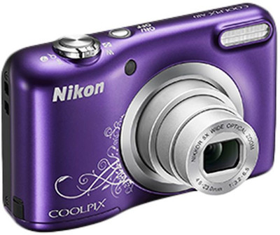 Nikon Coolpix Coolpix A10 Point and Shoot Camera(16.1 MP, 5x Optical Zoom, 4x Digital Zoom, Purple), Black
Nikon Coolpix Coolpix A10 Point and Shoot Camera(16.1 MP, 5x Optical Zoom, 4x Digital Zoom, Purple), Black