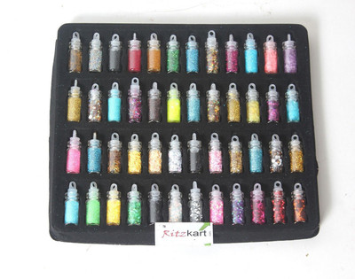 Ritzkart 48pcs Nail Art Glitter Kit Nails Manicure Design Painting , Dotting Detailing Tool(mix color)
Ritzkart 48pcs Nail Art Glitter Kit Nails Manicure Design Painting , Dotting Detailing Tool(mix color)