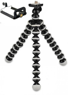 True Deal Gorilla stand Fully Flexible Foldable Octopus Mobile DSLR Holder with Quick Release Plate Tripod Kit(Black, White, Supports Up to 1500 g)
True Deal Gorilla stand Fully Flexible Foldable Octopus Mobile DSLR Holder with Quick Release Plate Tripod Kit(Black, White, Supports Up to 1500 g)