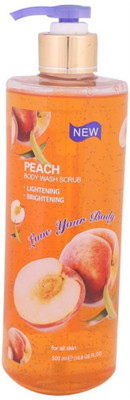 American Bouquet Peach Body Wash Scrub(500 ml)