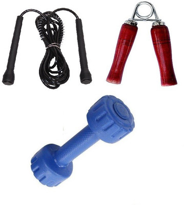 Woody Pro PVC DUMBELL 1 KG SINGLE PC 1 KG X1PC Fixed Weight Dumbbell (1 kg),1 pcs Rope And 1 Hand Grip 002 Home Gym Kit
Woody Pro PVC DUMBELL 1 KG SINGLE PC 1 KG X1PC Fixed Weight Dumbbell (1 kg),1 pcs Rope And 1 Hand Grip 002 Home Gym Kit