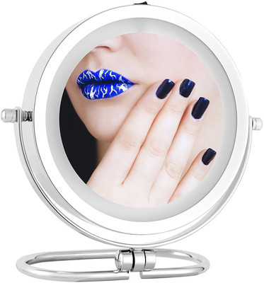 Foolzy 5X Magnifying Table Top Makeup Mirror | Bathroom Mirror | Vanity Mirror MIR-16 Bathroom Mirror(Oval)
Foolzy 5X Magnifying Table Top Makeup Mirror | Bathroom Mirror | Vanity Mirror MIR-16 Bathroom Mirror(Oval)