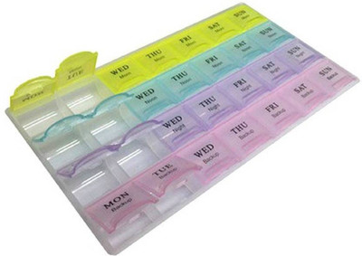 Generic 7 GLOBAL 1 week Pill Medicine Tablet Case box Storage Pill Box (Multicolor) Pill Box(Multicolor)
Generic 7 GLOBAL 1 week Pill Medicine Tablet Case box Storage Pill Box (Multicolor) Pill Box(Multicolor)