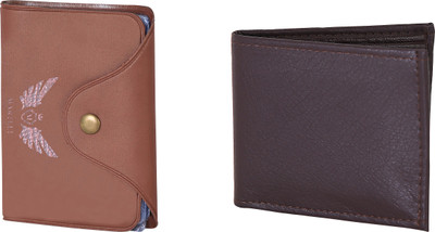Martell Men Brown Artificial Leather Wallet(6 Card Slots)