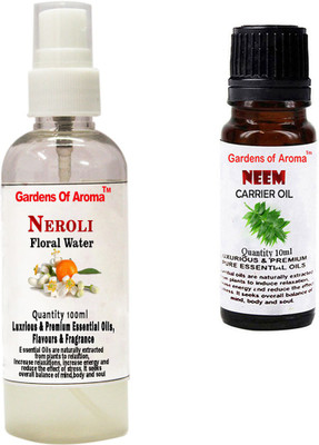 Gardens Of Aroma Neroli Floral Water And Neem Essential Oil(110 ml)