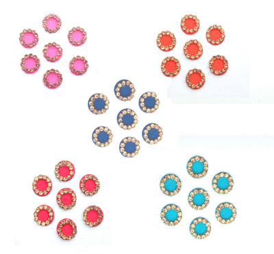 Shri Ji Collection 5 Pack Multicolor Golden Stone Bindi Forehead Multicolor Bindis(Bengali Bindi)
Shri Ji Collection 5 Pack Multicolor Golden Stone Bindi Forehead Multicolor Bindis(Bengali Bindi)