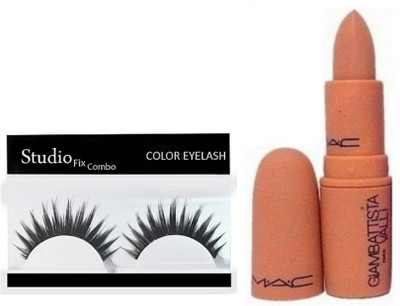 Studio Fix Combo Eyelashes Giambattista valli matte angel lipstick(Set of 2)