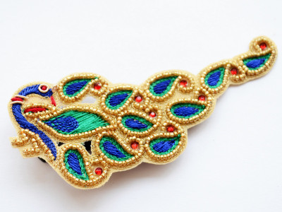 Pretty Ponytails Ethnic Paisley Indian Hair Accessory Tic Tac Clip(Multicolor)
Pretty Ponytails Ethnic Paisley Indian Hair Accessory Tic Tac Clip(Multicolor)