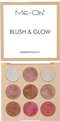 Me-on Blush & Glow Highlighter(Makeup Palette)