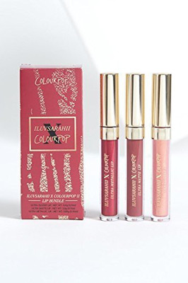 Colourpop Lip Bundle Set Iluvsarahii Bundle(Multicolor)