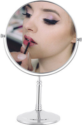 Foolzy x/3x Magnification Makeup Mirror/Shaving Mirror/Bathroom Mirror 8-Inch dual Sided Rotating Table top Mirror with 3x Magnification MIR-6 Magnifying Mirror(Oval)
Foolzy x/3x Magnification Makeup Mirror/Shaving Mirror/Bathroom Mirror 8-Inch dual Sided Rotating Table top Mirror with 3x Magnification MIR-6 Magnifying Mirror(Oval)
