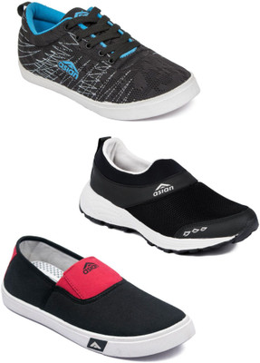 Asian Walking Shoes,Gym Shoes,Loafers,Casual Shoes,Canvas Shoes,Sports Shoes,Men Combo Casuals For Men(Multicolor
Asian Walking Shoes,Gym Shoes,Loafers,Casual Shoes,Canvas Shoes,Sports Shoes,Men Combo Casuals For Men(Multicolor