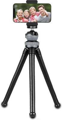 ReTrack 10Inch 360 Degree High Quality Flexible Octopus Tripod with Bracket Tripod(Black, Supports Up to 1000 g)
ReTrack 10Inch 360 Degree High Quality Flexible Octopus Tripod with Bracket Tripod(Black, Supports Up to 1000 g)