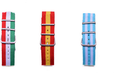 WM Make Your Own Watch By WM- NATO Multicolored Straps (ONLY Straps)-MYOW COLLECTION (All Straps in this collection-22 mm except Black Strap-20 mm,Military Strap -20 mm) myow-spain-arg-italy myow-spain-arg-italy-boys 22 mm Nylon Watch Strap(Multicolor)
WM Make Your Own Watch By WM- NATO Multicolored Straps (ONLY Straps)-MYOW COLLECTION (All Straps in this collection-22 mm except Black Strap-20 mm,Military Strap -20 mm) myow-spain-arg-italy myow-spain-arg-italy-boys 22 mm Nylon Watch Strap(Multicolor)