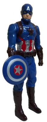IndusBay Captain America Action Figure with Shield Avengers Infinity war Superhero with light and Sound (12.5 Inches)(Blue)
IndusBay Captain America Action Figure with Shield Avengers Infinity war Superhero with light and Sound (12.5 Inches)(Blue)