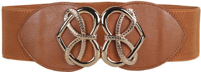 BLINGG Women Brown Synthetic Belt