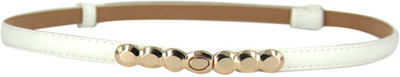 BLINGG Women White Synthetic Belt