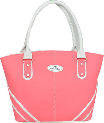 FD Fashion Shoulder Bag(Pink, White)