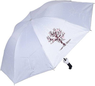 Zeom Fashionable Wine Bottle White Travel Umbrella Umbrella (White) Umbrella(White)