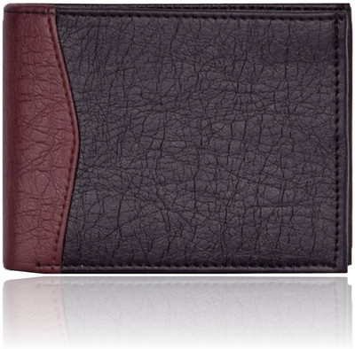 Bizarre Kraftz Men Black Artificial Leather Wallet(3 Card Slots), Black-brown
Bizarre Kraftz Men Black Artificial Leather Wallet(3 Card Slots), Black-brown