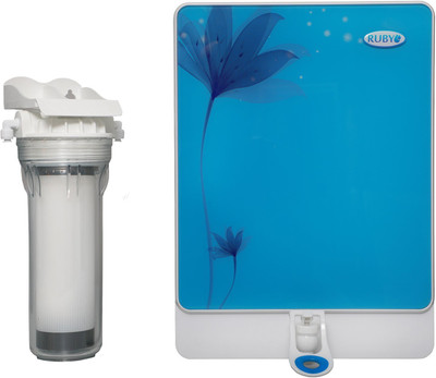 Ruby Cute Electrical 3.5 L RO + UV + UF Water Purifier(White & Blue)