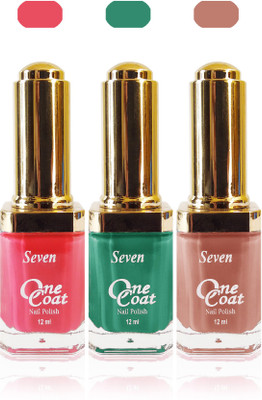 Seven one coat velvet matte nail polish exclusive color range set of 3 pink l brown green(Pack of 3)
Seven one coat velvet matte nail polish exclusive color range set of 3 pink l brown green(Pack of 3)