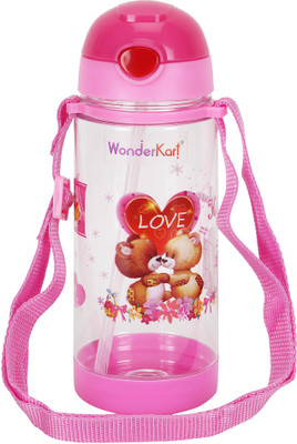 WonderKart Hello Bear Printed Kids Sipper Cum Water Bottle With Neck Strap - Pink - 400 ml(Pink)
WonderKart Hello Bear Printed Kids Sipper Cum Water Bottle With Neck Strap - Pink - 400 ml(Pink)