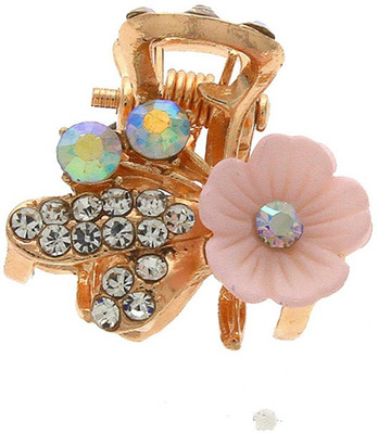 Anuradha ARt jewellery Butterfly hair Clip Hair Claw(Gold)