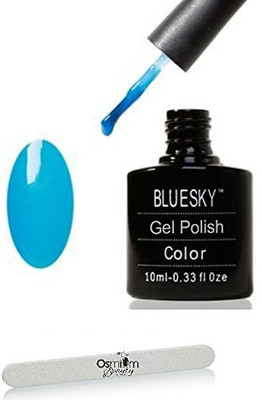 Blue Sky UvLed Curing Gel Nail Polish Neon Blue Blue