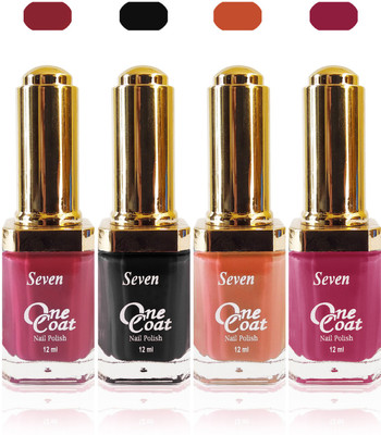 Seven one coat velvet matte nail polish exclusive color range set of 4 peach d pink purple black
Seven one coat velvet matte nail polish exclusive color range set of 4 peach d pink purple black