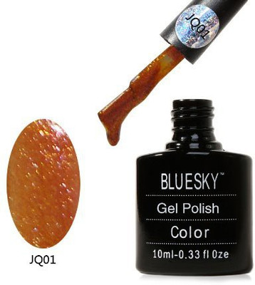 Blue Sky Jq Range Jq01 Uv Soak Off Gel Nail Polish Gold