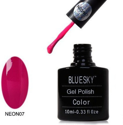 Blue Sky UvLed Gel Nail Polish Neon Purity Pink