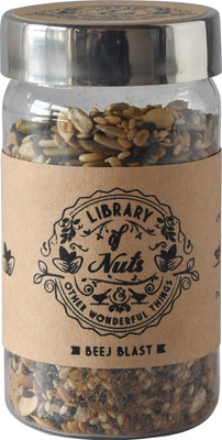 Library of Nuts Beej Blast Assorted Digestive Mouth Freshner ( 100 Gms ) Assorted Nuts(100 g, Plastic Bottle)
Library of Nuts Beej Blast Assorted Digestive Mouth Freshner ( 100 Gms ) Assorted Nuts(100 g, Plastic Bottle)
